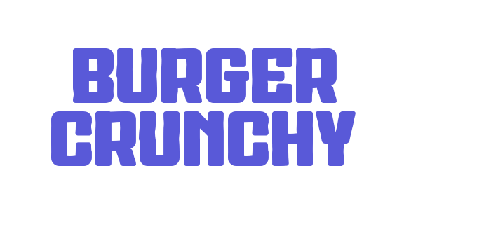 Burger Crunchy Font