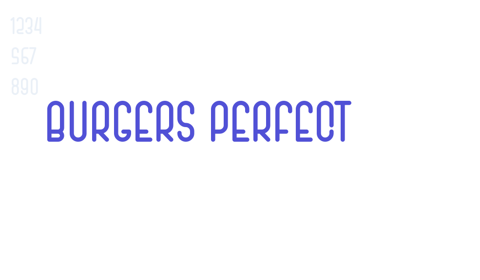 Burgers Perfect-font-download