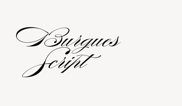 Burgues Script Font