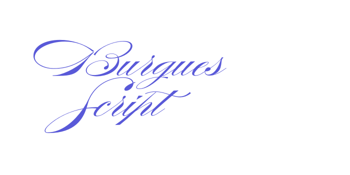 Burgues Script Font Download