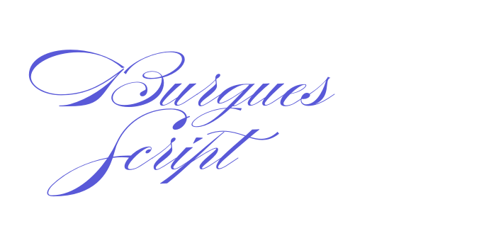 Burgues Script Font