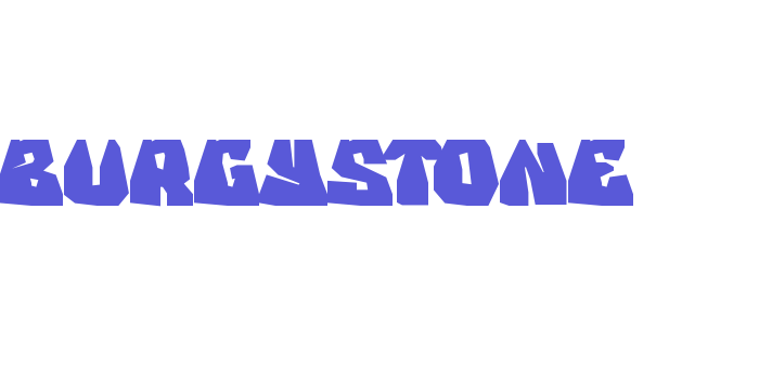 Burgystone Font Download