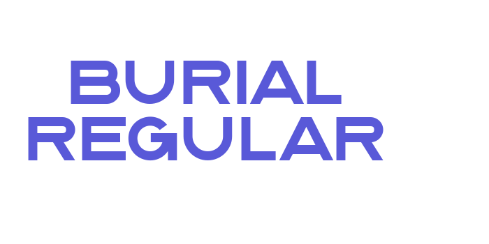 Burial Regular Font Download