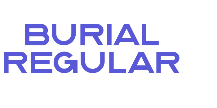 Burial Regular Font