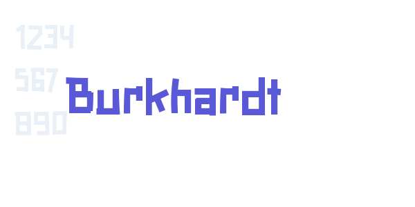 Burkhardt font