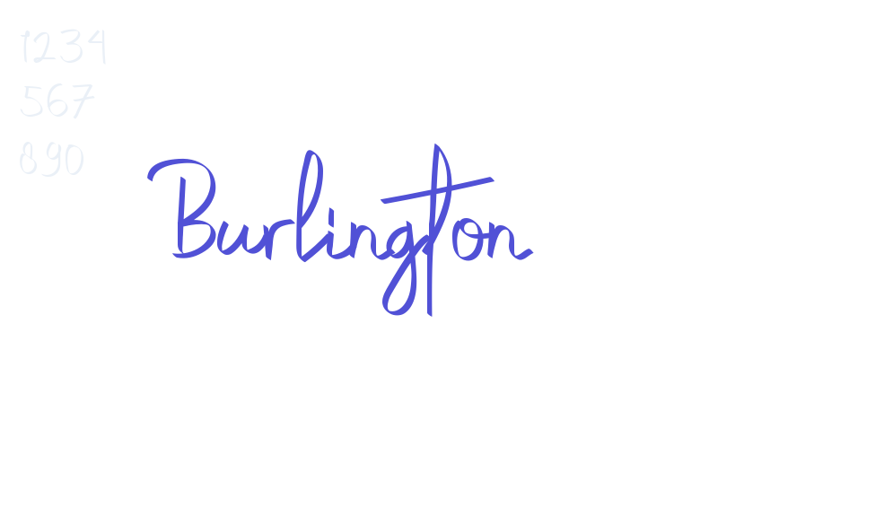 Burlington-font-download