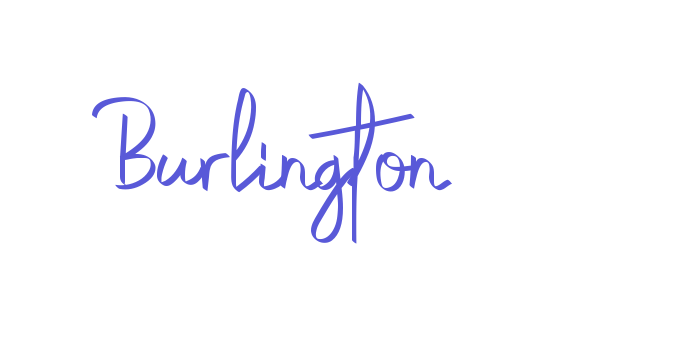 Burlington Font