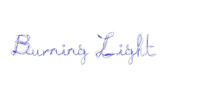 Burning Light Font Download