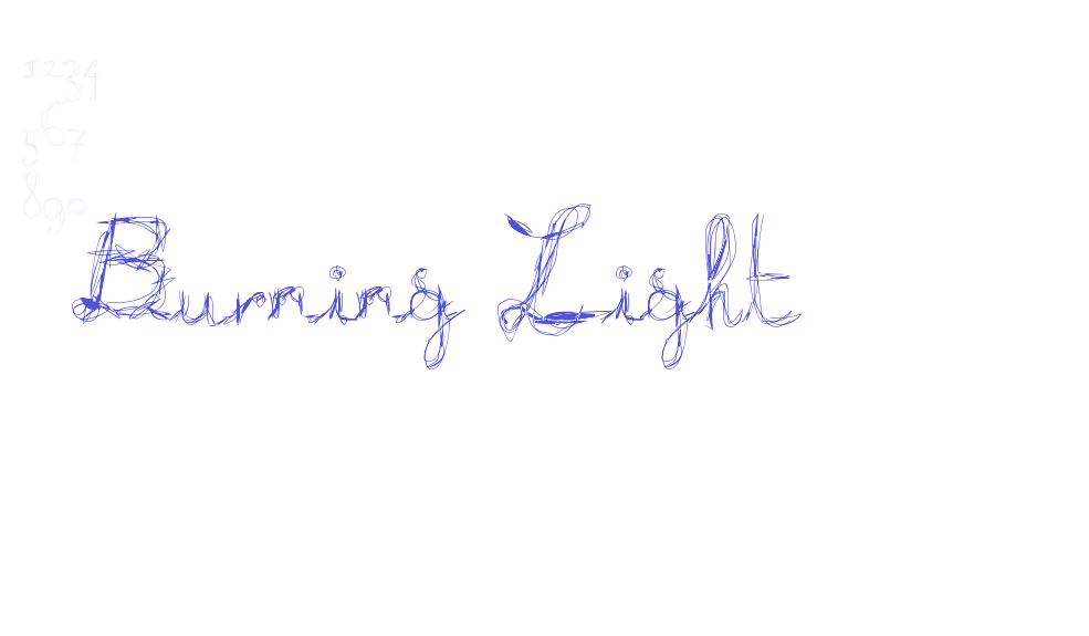 Burning Light-font-download