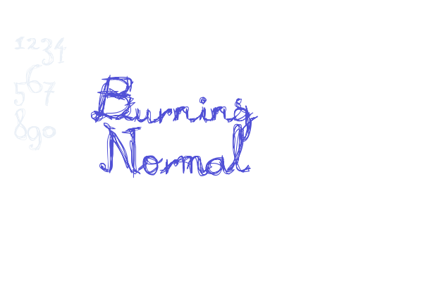 Burning Normal Font Download