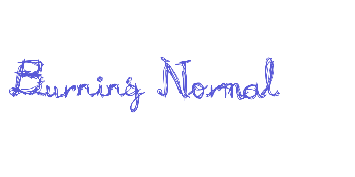 Burning Normal Font Download