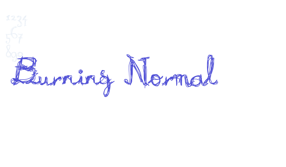 Burning Normal-font-download