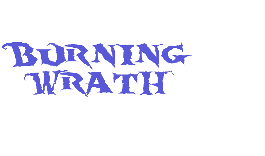 Burning Wrath Font Download