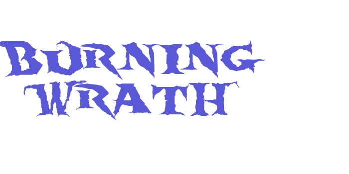 Burning Wrath Font Download