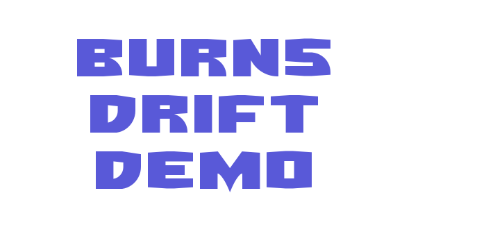 Burns Drift Demo Font Download