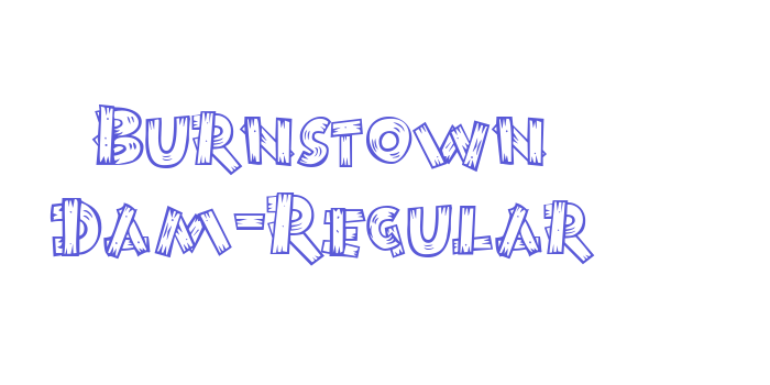 Burnstown Dam-Regular Font Download