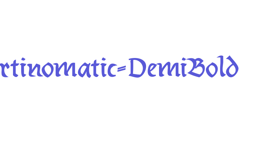 Burtinomatic-DemiBold Font