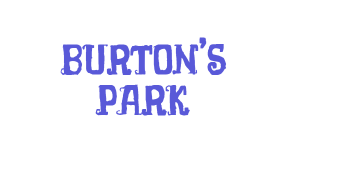 Burton’s Park Font Download