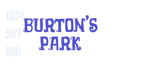 Burton’s Park-font-download
