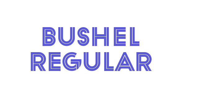 Bushel Regular Font Download