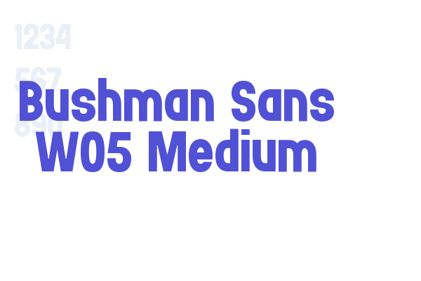 Bushman Sans W05 Medium