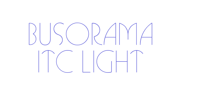 Busorama ITC Light Font