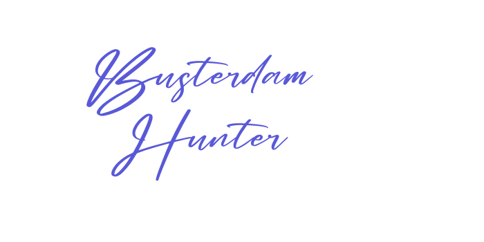 Busterdam Hunter Font