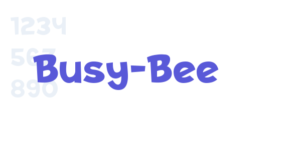 Busy-Bee font free