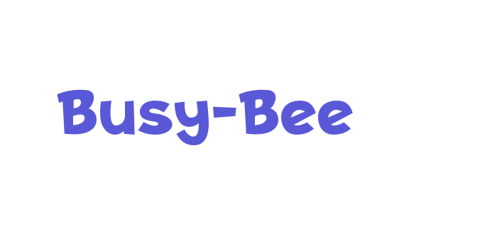 Busy-Bee Font Download