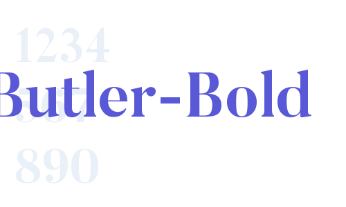 Butler-Bold Font