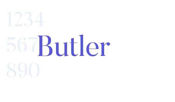 Butler font free