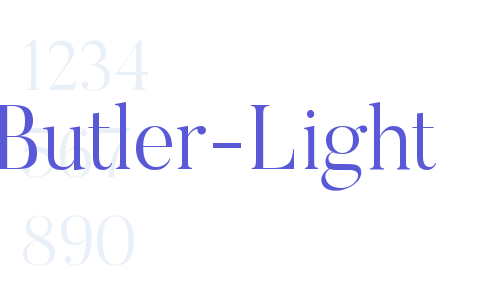 Butler-Light Font