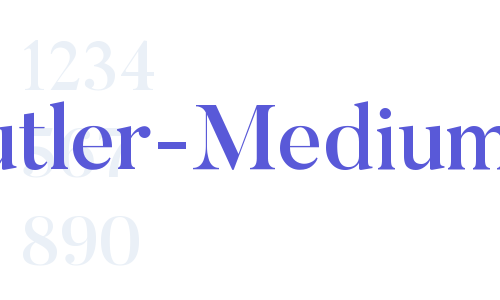 Butler-Medium Font