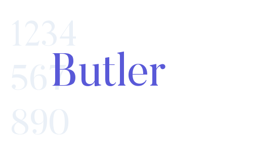 Butler Font