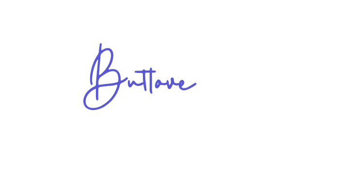 Butlove Font