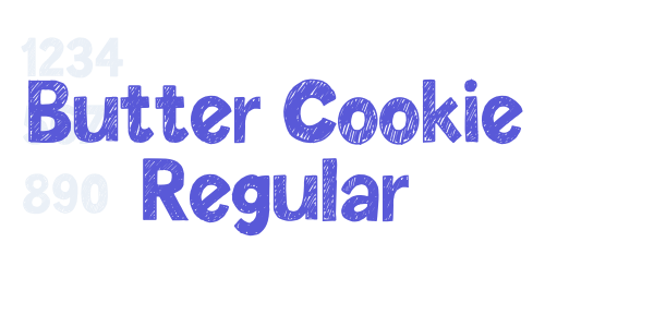 Butter Cookie Regular font