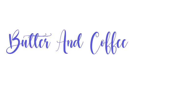 Butter And Coffee Font Download