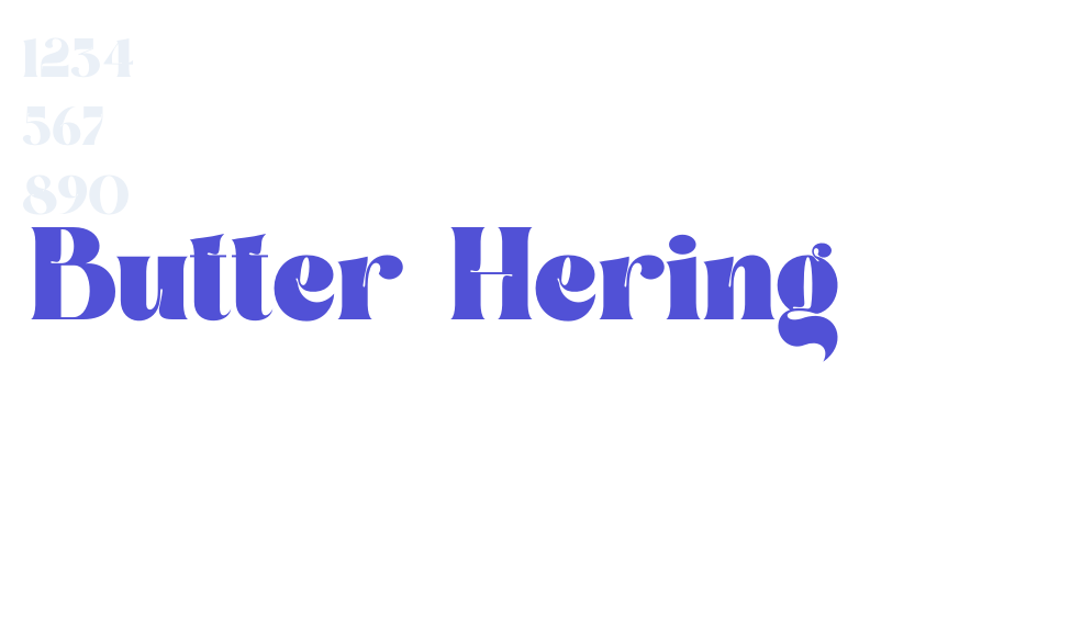 Butter Hering-font-download