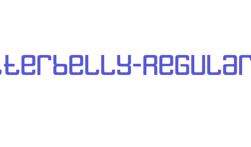 Butterbelly-Regular Font