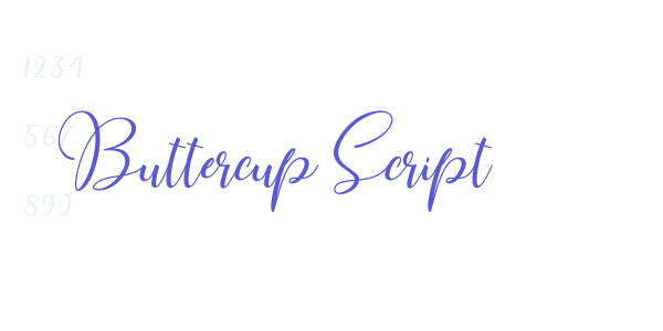 Buttercup Script font free