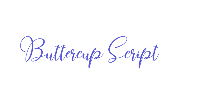 Buttercup Script Font Download