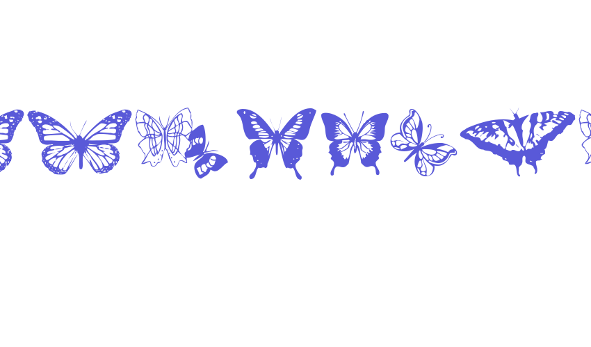 Butterflies Font Download