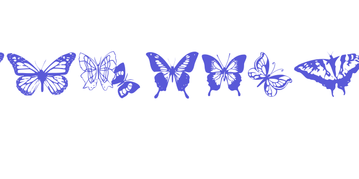 Butterflies Font Download