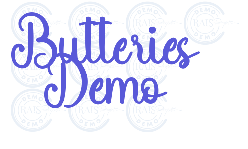 Butteries Demo Font