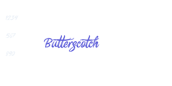 Butterscotch font free