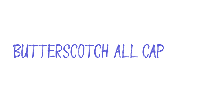 Butterscotch All Cap Font Download