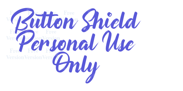 Button Shield Personal Use Only font free