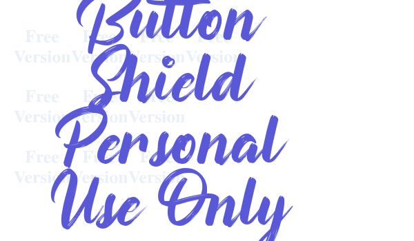 Button Shield Personal Use Only font free