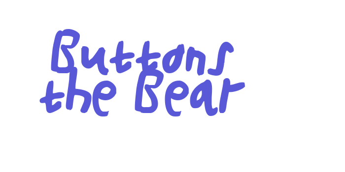 Buttons the Bear Font Download