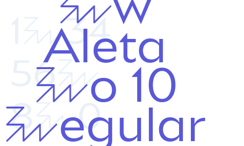 Bw Aleta No 10 Regular Font Download